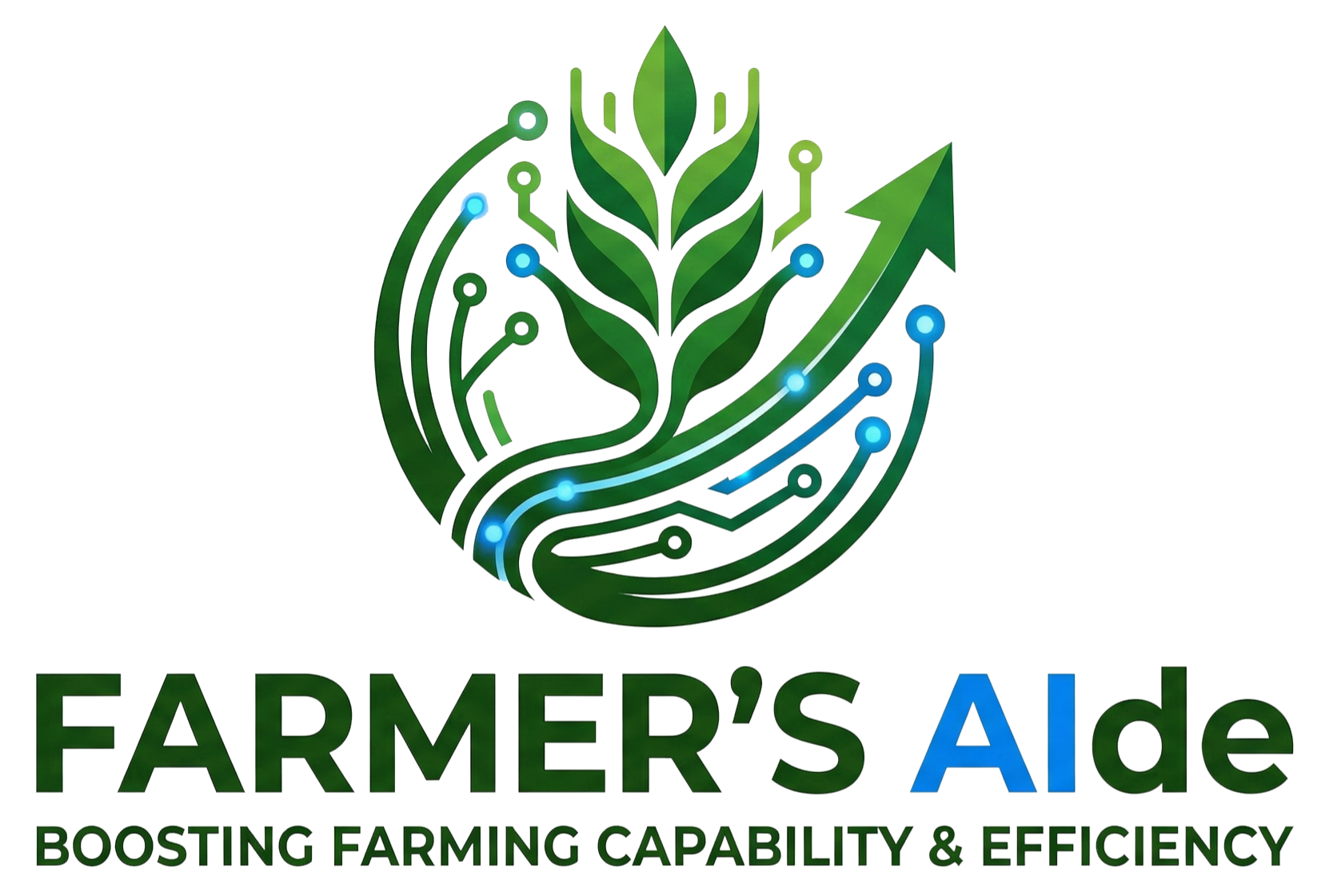 Farmers' AIde logo, white version