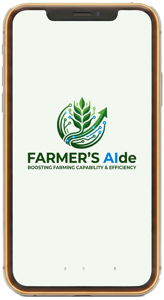Farmers' AIde on a phone home screen showing the logo